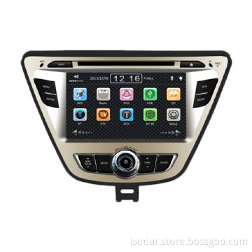 Car DVD Player for Hyundai Elantra 2014, with CD/MP3/DVD/USB and 7-inch TFT Monitor